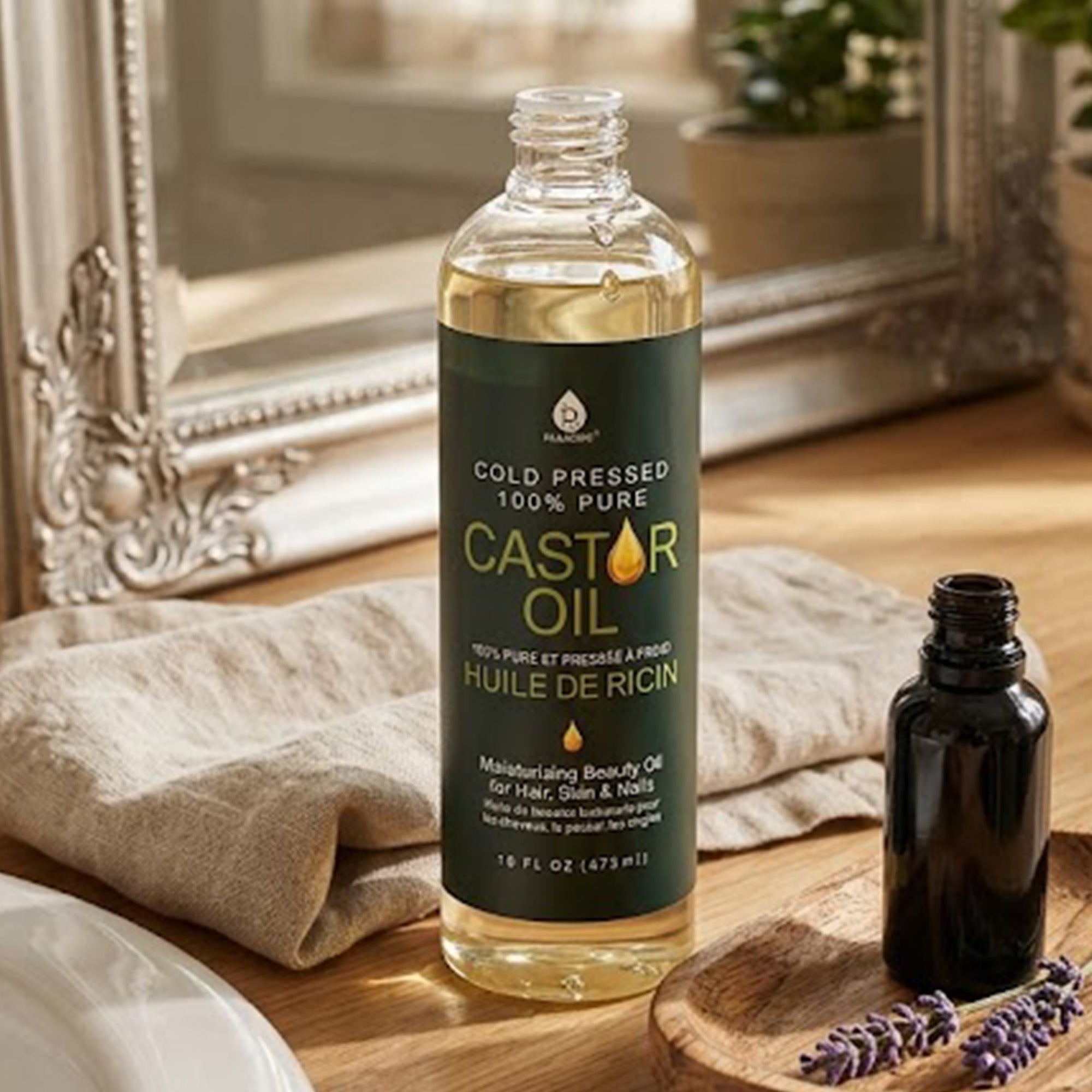 100% Pure Cold Pressed Castor Oil 16 Oz - pokema100% Pure Cold Pressed Castor Oil 16 Oz