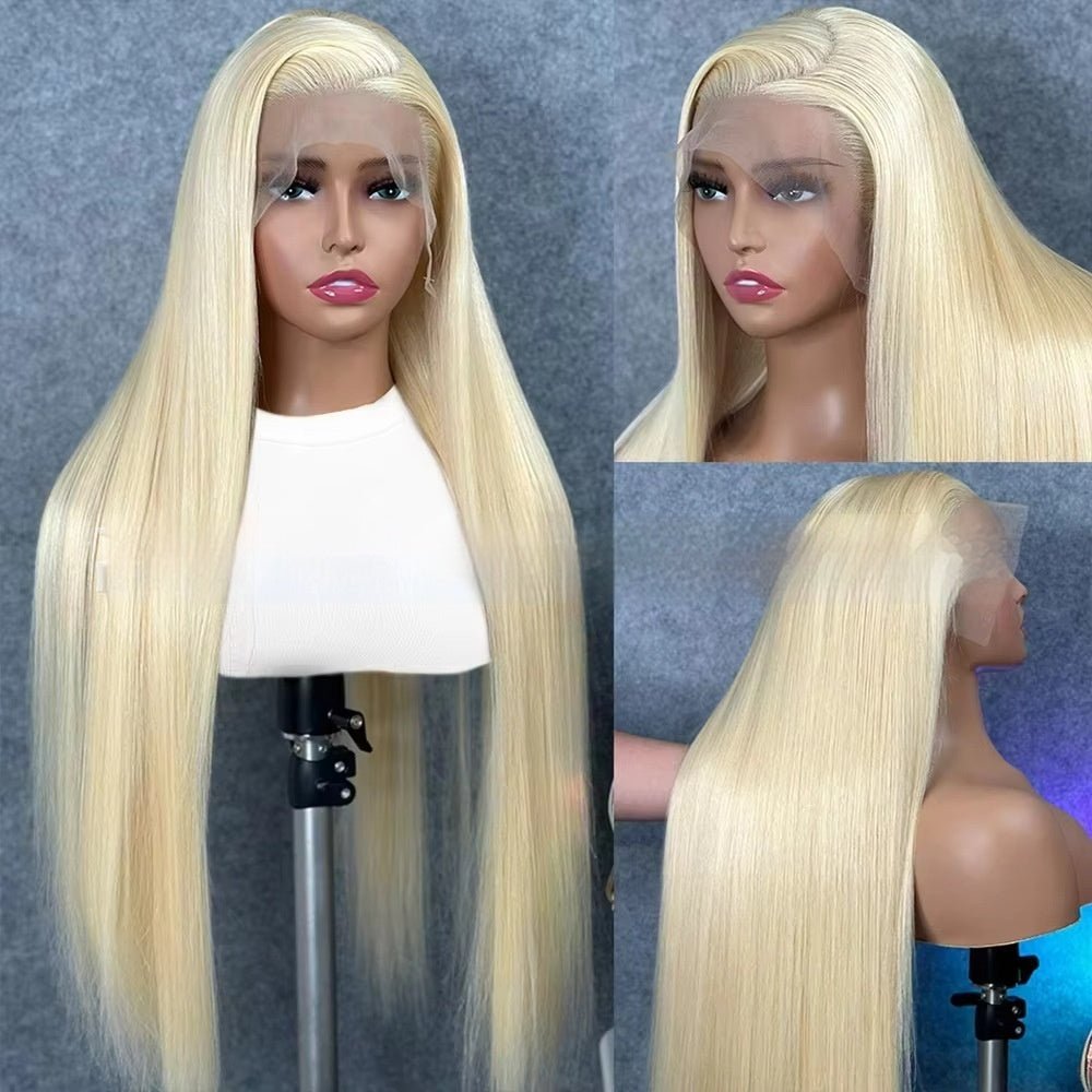 12-40Inch 613 Blonde Straight Human Hair Wigs DIY Colors - pokemad9e3d79dfd8bd2d04adff3f7f49f93b