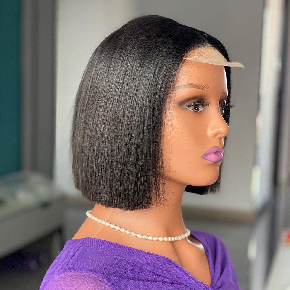 12A Vietnam Bone Straight Bob Human Hair Wigs - pokemae86edde34b5189a112fd8da35c16c60d