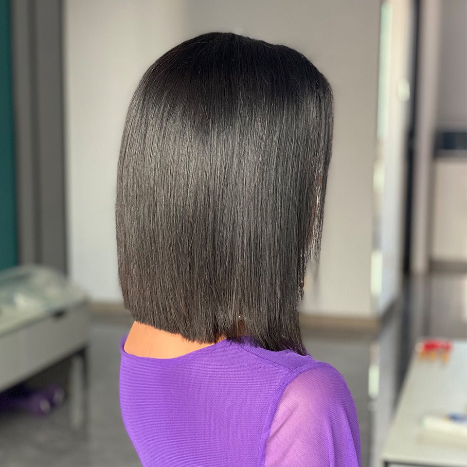 12A Vietnam Bone Straight Bob Human Hair Wigs - pokemaba1852b1387d6ce8605cdda60af2500c