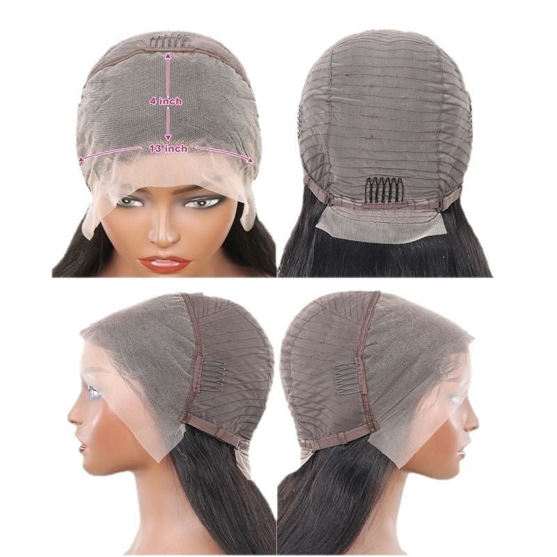13x4 Straight Lace Front Wig Human Hair - pokema66f3112d03ababba7032e5939abbb51c