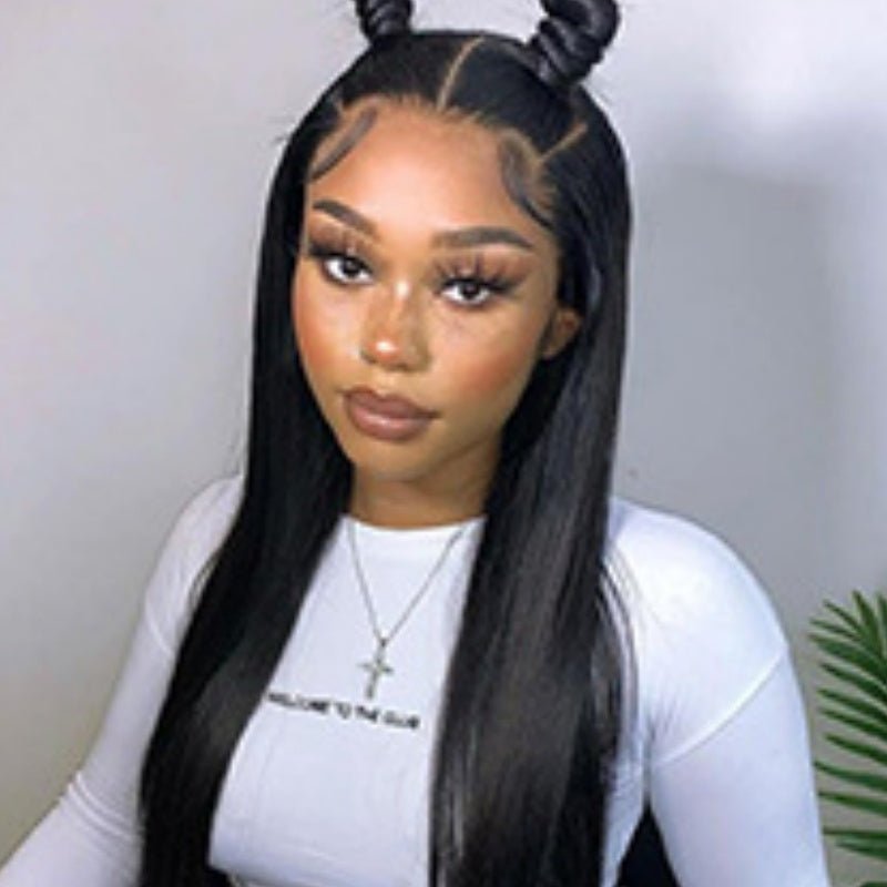 13x6 Lace Front Straight Human Hair Wig - pokema8b9c8c987c59446eb9670d4be469891b