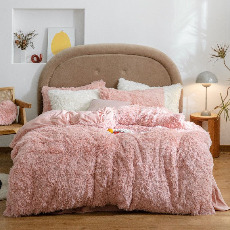 1.8m thick warm bed sheet quilt cover - pokema3060b6a8ad9439c226a0c6fd830686c8