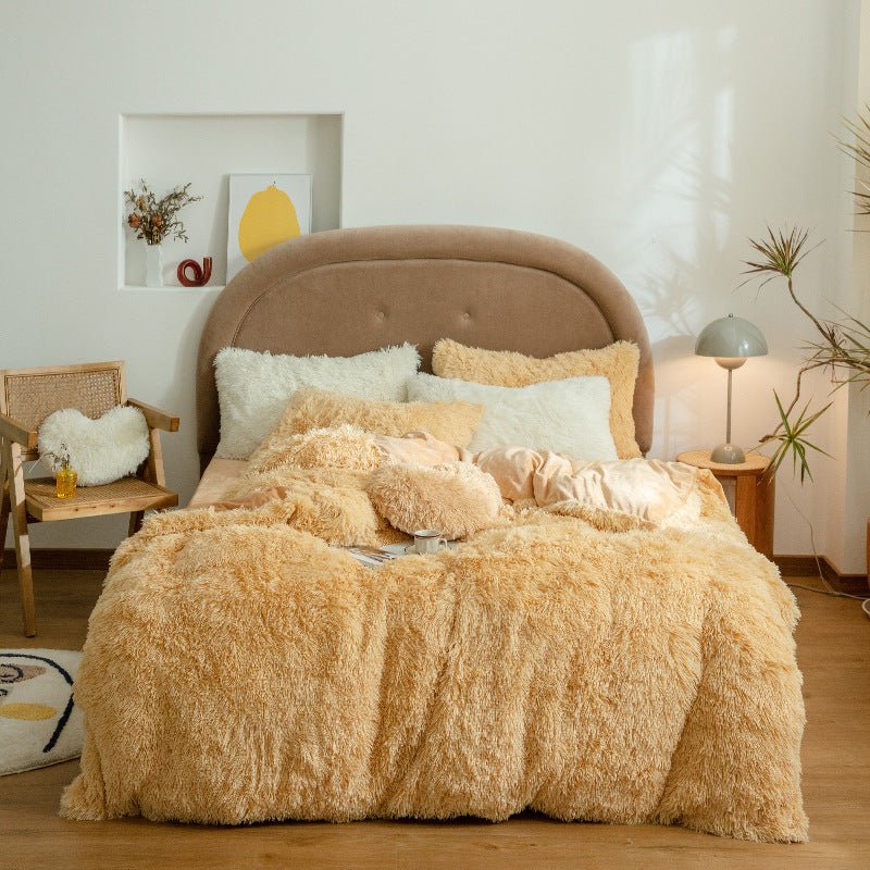 1.8m thick warm bed sheet quilt cover - pokema4b99832119211ec53cd890438072cad2
