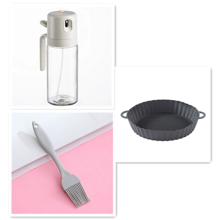 2 In 1 Oil Sprayer Bottle BBQ Cooking Oil Dispenser Olive Oil Pourers Sprayer Kitchen Baking Oil Mister Vinegar Bottle - pokema77341d6f6e00eb8e9b23b5fd429423f