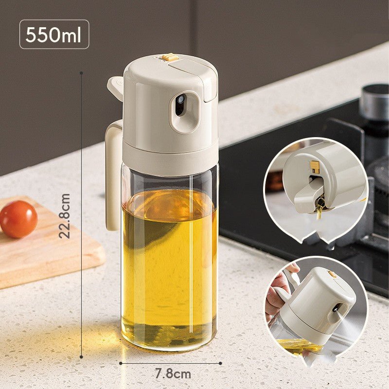 2 In 1 Oil Sprayer Bottle BBQ Cooking Oil Dispenser Olive Oil Pourers Sprayer Kitchen Baking Oil Mister Vinegar Bottle - pokemab67fe12f44e3eca33ec4d6c3512d83bf