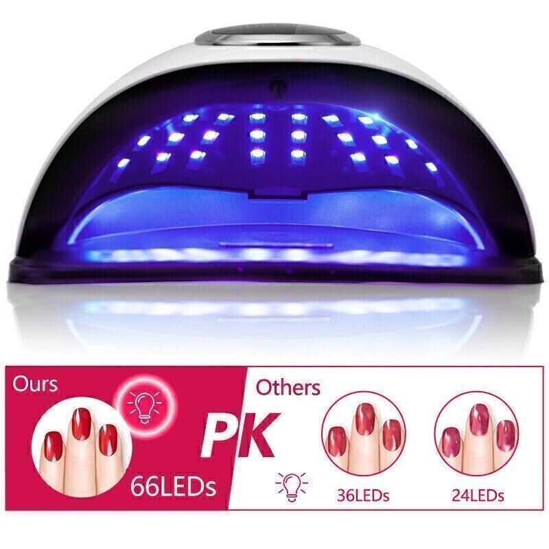 280W UV Nail Lamp Tool 66LED Professional Polish Dryer Gel Acrylic Curing Lights - pokema8b7eadc6a2d43006bfee98850e55f004