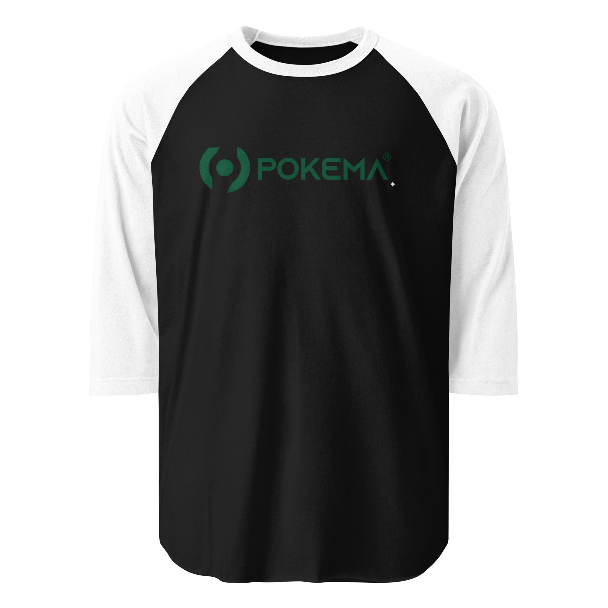 3/4 sleeve raglan shirt - pokemaProduct mockup