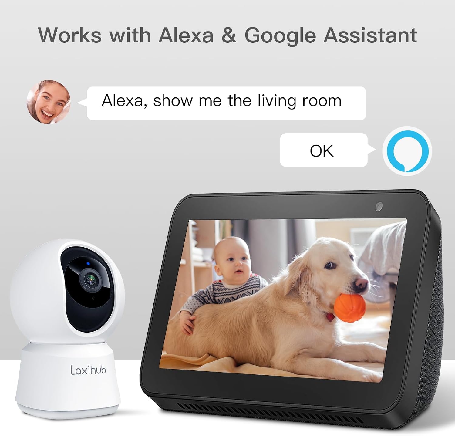 360° View 2K Pet Camera with Phone App 2 Pack, Indoor Security Camera, Baby Monitor, Motion Tracking, Pan/Tilt, Night Vision, Two-Way Audio, Works with Alexa, 2.4G WiFi Only (P2T 2PC) - pokema360° View 2K Pet Camera with Phone App 2 Pack, Indoor Security Camera, Baby Monitor, Motion Tracking, Pan/Tilt, Night Vision, Two-Way Audio, Works with Alexa, 2.4G WiFi Only (P2T 2PC)