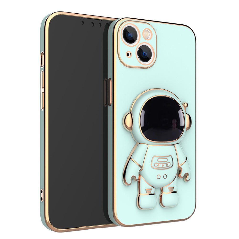 3D Astronaut Phone Case Anti-Drop Electroplating Bracket - pokema82a5e776ee8abfc6fd303482eda626a3