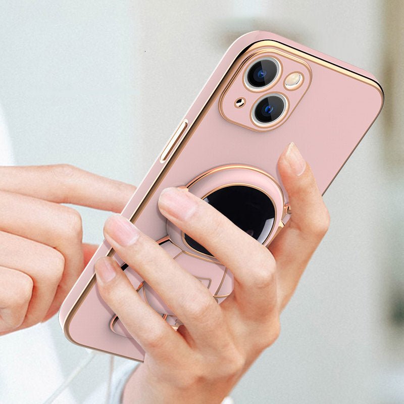 3D Astronaut Phone Case Anti-Drop Electroplating Bracket - pokema2b5c2cf44c4d199ceb2d2519b7fe1e4e