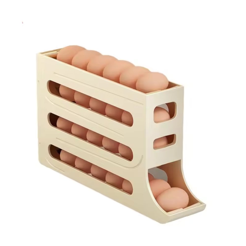 4-Tier Rolling Egg Dispenser - pokema4-Tier Rolling Egg Dispenser