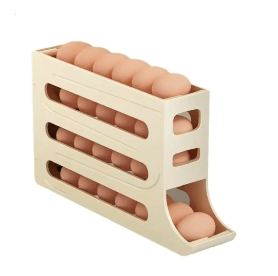 4-Tier Rolling Egg Dispenser - pokema4-Tier Rolling Egg Dispenser