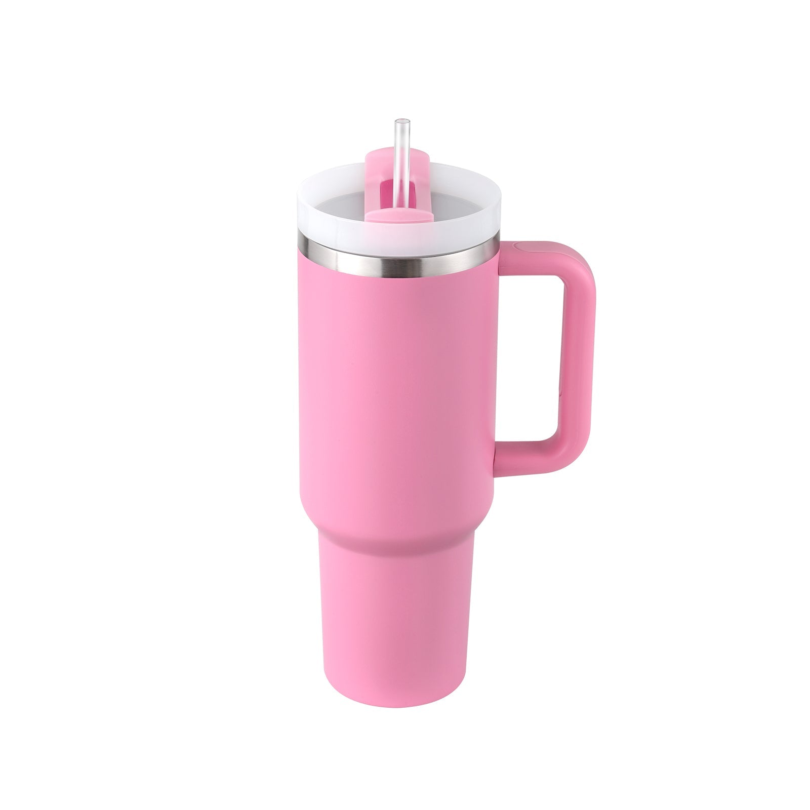 40 Oz Tumbler With Handle Straw Insulated, Stainless Steel Spill Proof Vacuum Coffee Cup Tumbler With Lid Tapered Mug Gifts For Valentine Lover Suitable For Car Gym Office Travel - pokema2f62f6a56f275634e260a4264d127c24