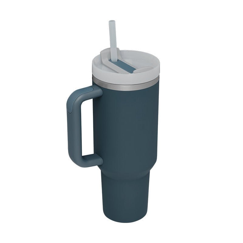 40 Oz Tumbler With Handle Straw Insulated, Stainless Steel Spill Proof Vacuum Coffee Cup Tumbler With Lid Tapered Mug Gifts For Valentine Lover Suitable For Car Gym Office Travel - pokemaf9d4c64989de3c7e81cc50a5019db6b7