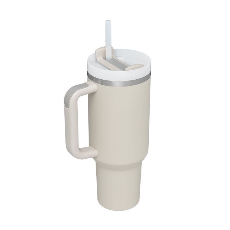 40 Oz Tumbler With Handle Straw Insulated, Stainless Steel Spill Proof Vacuum Coffee Cup Tumbler With Lid Tapered Mug Gifts For Valentine Lover Suitable For Car Gym Office Travel - pokema91cc624edd855b4ee64e68f796d8d4c9