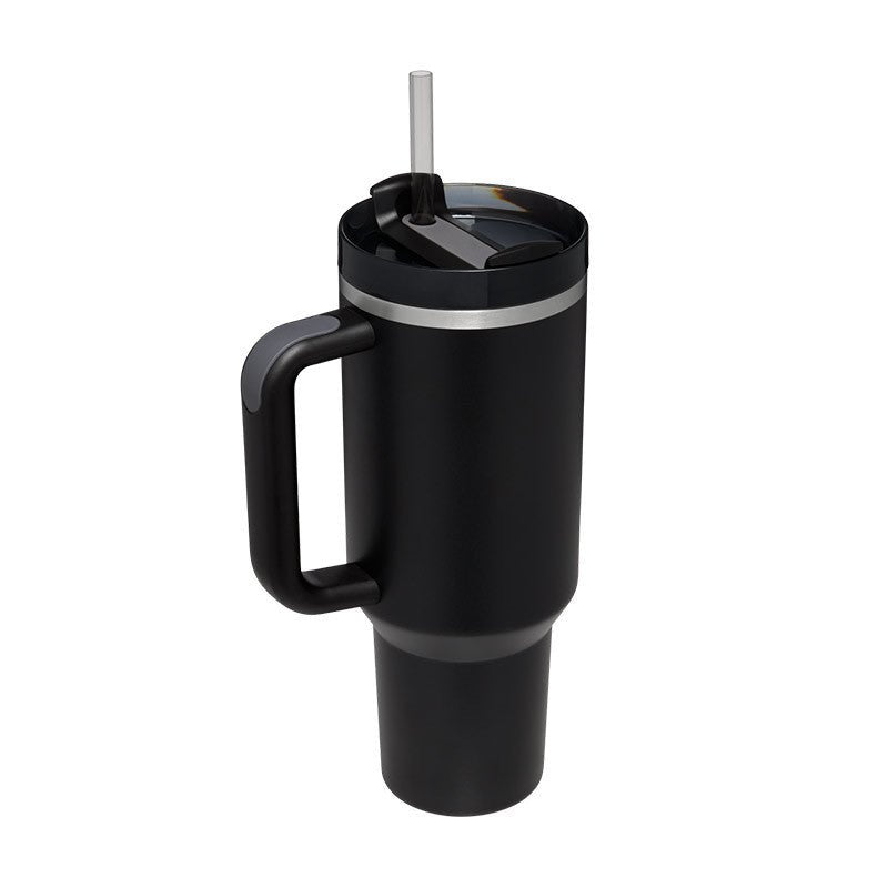 40 Oz Tumbler With Handle Straw Insulated, Stainless Steel Spill Proof Vacuum Coffee Cup Tumbler With Lid Tapered Mug Gifts For Valentine Lover Suitable For Car Gym Office Travel - pokema2e1e11df96bc4ebaf0f499dde7f7dd6f
