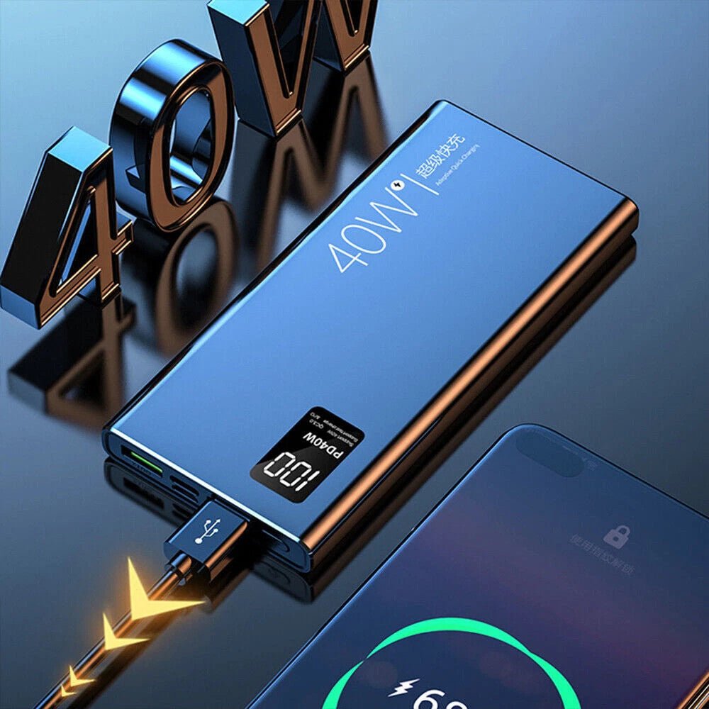 40W 20000mAh High-capacity Power Bank, Ultra-fast Charging, Compatible With IPhone, Samsung, Huawei And Other Mobile Phones. - pokemae41a8978ae35d4ad5afef025ab9f0d2b