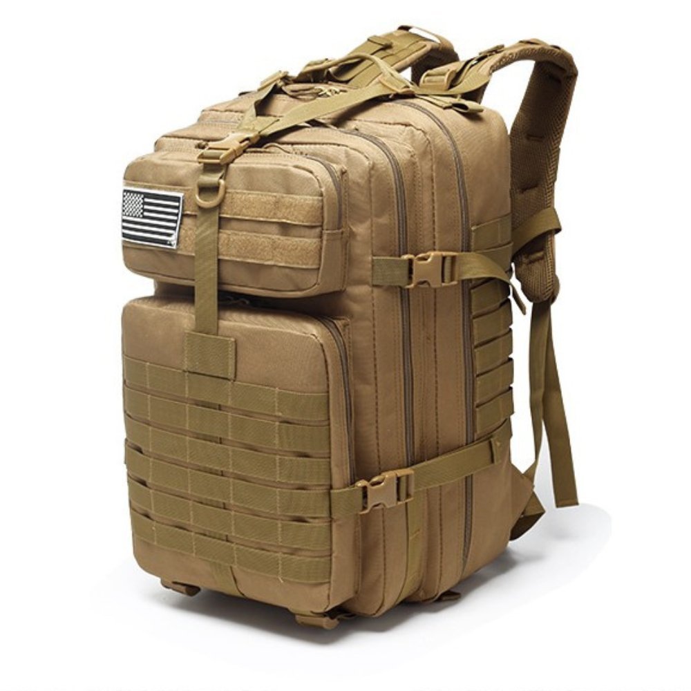 42L Tactical Backpack Bag with USA Patch - pokema42L Tactical Backpack Bag with USA Patch