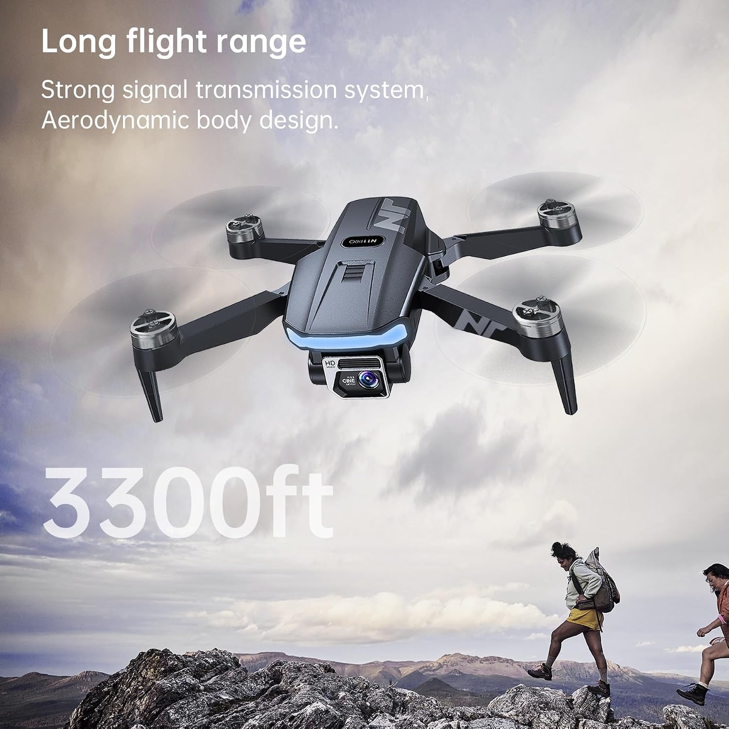 4K GPS Drone with Camera for Adults, 90 Min 3 Battery Long Flight Time | Auto Return, Follow Me, Long Control Range, Brushless Motor, 5G FPV RC Quadcopter for Beginners - pokema4K GPS Drone with Camera for Adults, 90 Min 3 Battery Long Flight Time | Auto Return, Follow Me, Long Control Range, Brushless Motor, 5G FPV RC Quadcopter for Beginners