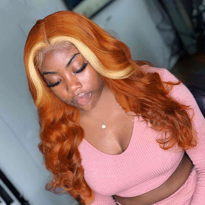 4X4 Human Hair Wig Head Cover Highlights 613 - pokema99a3c3e2357bdde0645f9e037336b73