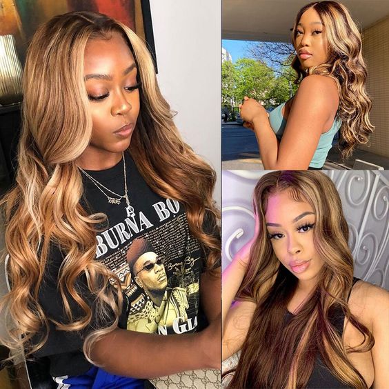 4x4 Lace Closure Wig Human Hair P427 Body Wave Density - pokema22067157df575cbc43196b45e26dc121