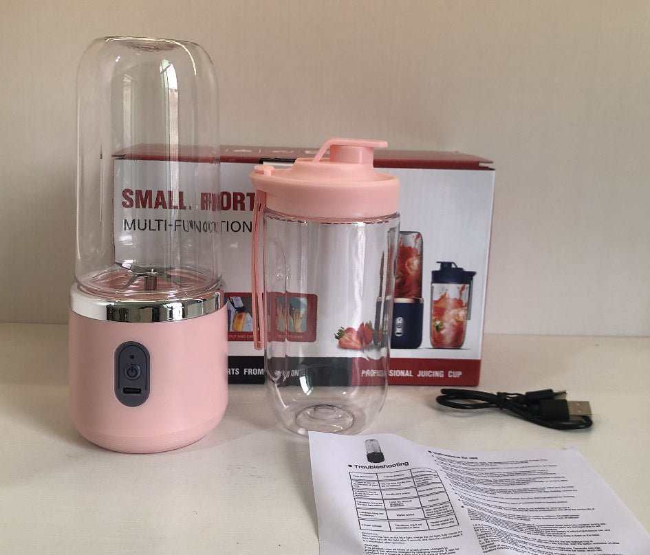6blade Portable Blender Mini Juicer Cup Extractor Smoothie USB Charging Fruit Squeezer Blender Food Mixer Ice Crusher Portable Juicer Machine - pokemada67210ae34d08941f68f38322fc8918