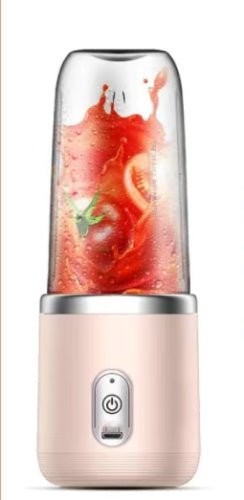 6blade Portable Blender Mini Juicer Cup Extractor Smoothie USB Charging Fruit Squeezer Blender Food Mixer Ice Crusher Portable Juicer Machine - pokemab25a0e29a309b9094451634ebb6ae87d