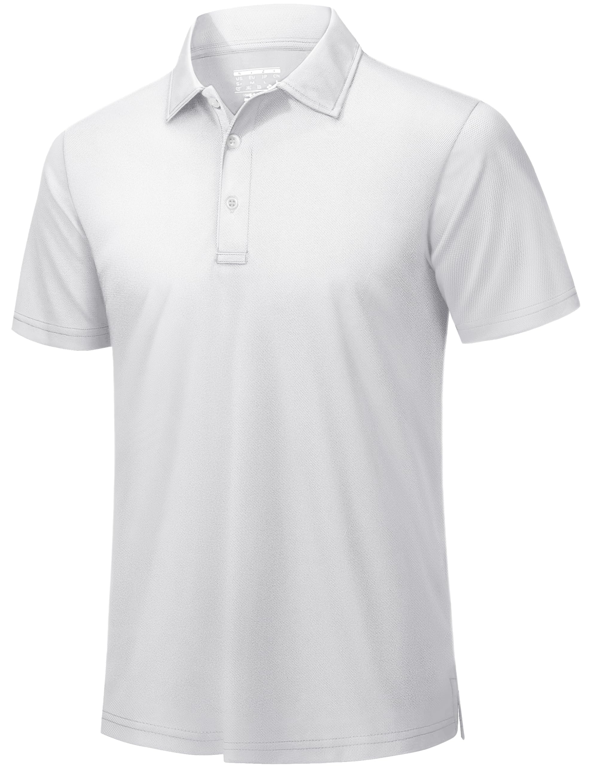 TACVASEN Mens Golf Polo Shirts Dry Fit Short Sleeve Collared Polos Performance Lightweight Casual Active Work T Shirts