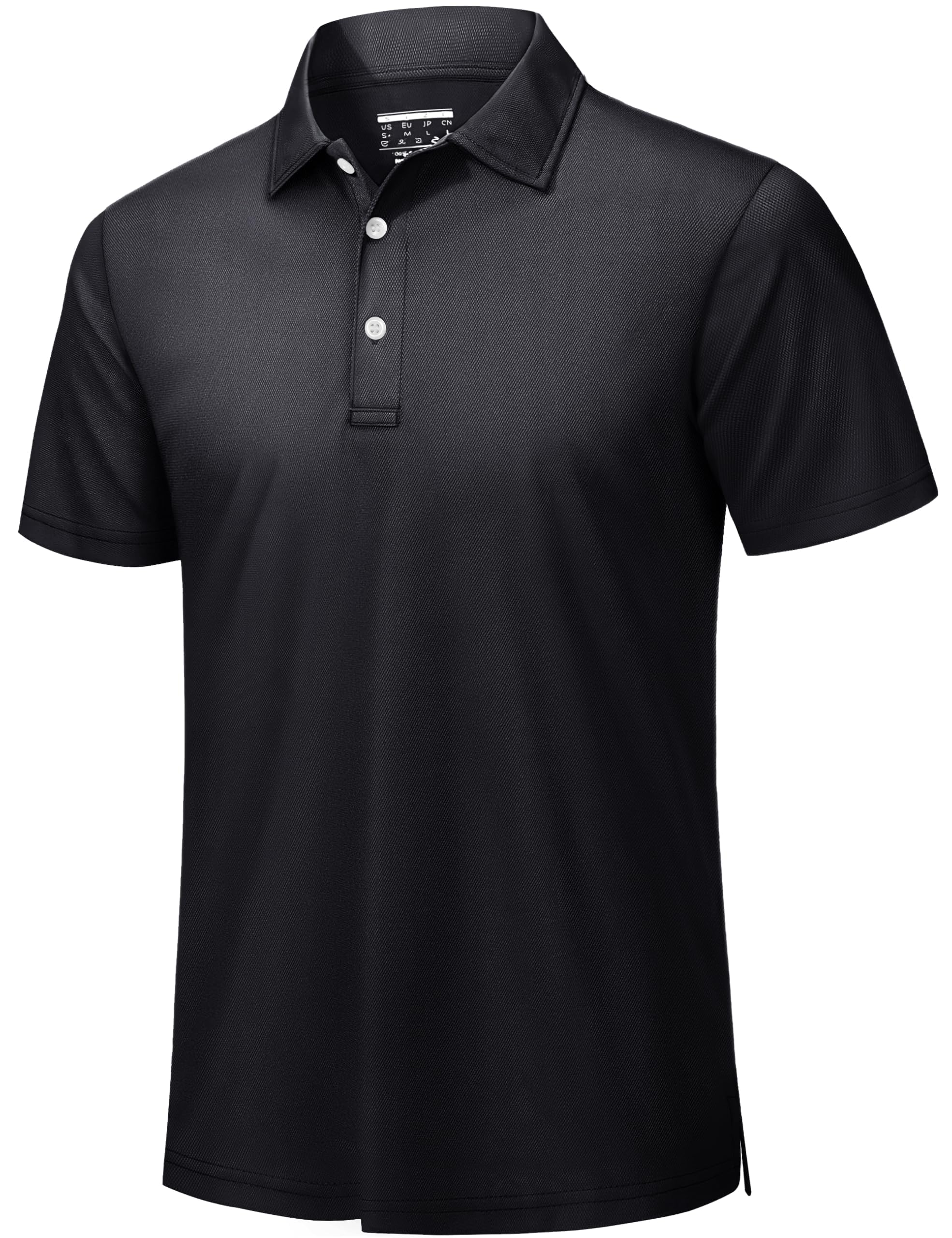 TACVASEN Mens Golf Polo Shirts Dry Fit Short Sleeve Collared Polos Performance Lightweight Casual Active Work T Shirts
