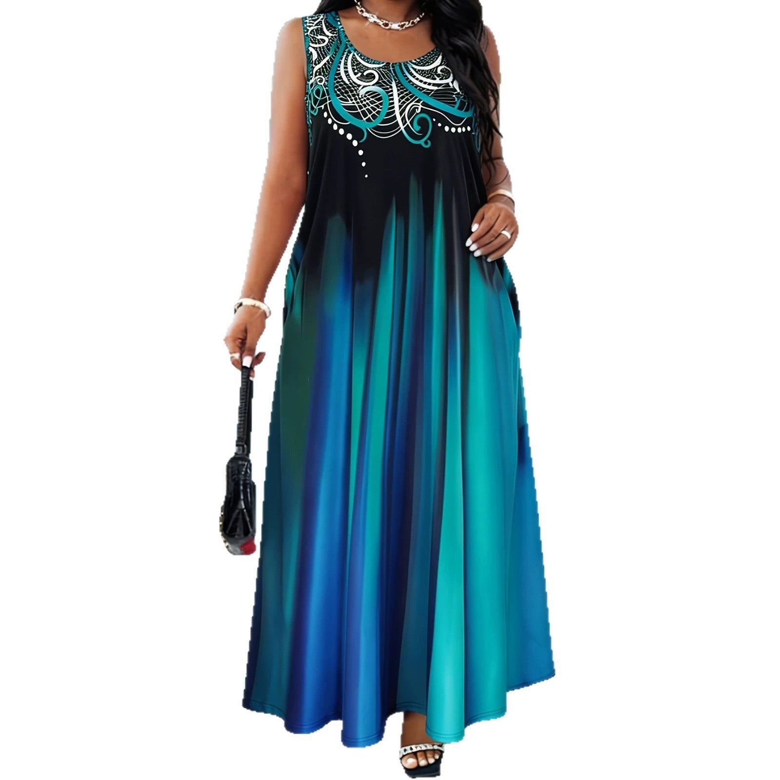 A-line Womens Light-luxury Elegant Versatile Dress - pokemaac3ae3f82c4d641eef72eed289e3d3fe
