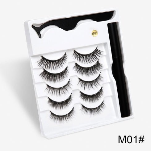 A Pair Of False Eyelashes With Magnets In Fashion - pokema87fe8d470db7169ef6c06c4062888991