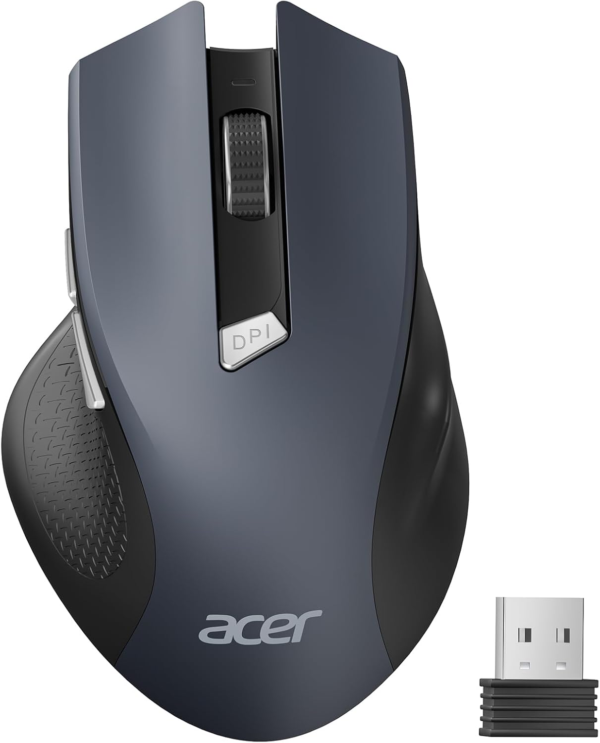 Acer Wireless Mouse for Laptop, 2.4GHz USB Mice with USB-A Receiver | Office Computer Mouse Wireless wtih 3 Adjustable DPI, 6 Buttons, Medium to Large Sized Hands for PC, Laptop, Desktop - pokemaAcer Wireless Mouse for Laptop, 2.4GHz USB Mice with USB-A Receiver | Office Computer Mouse Wireless wtih 3 Adjustable DPI, 6 Buttons, Medium to Large Sized Hands for PC, Laptop, Desktop