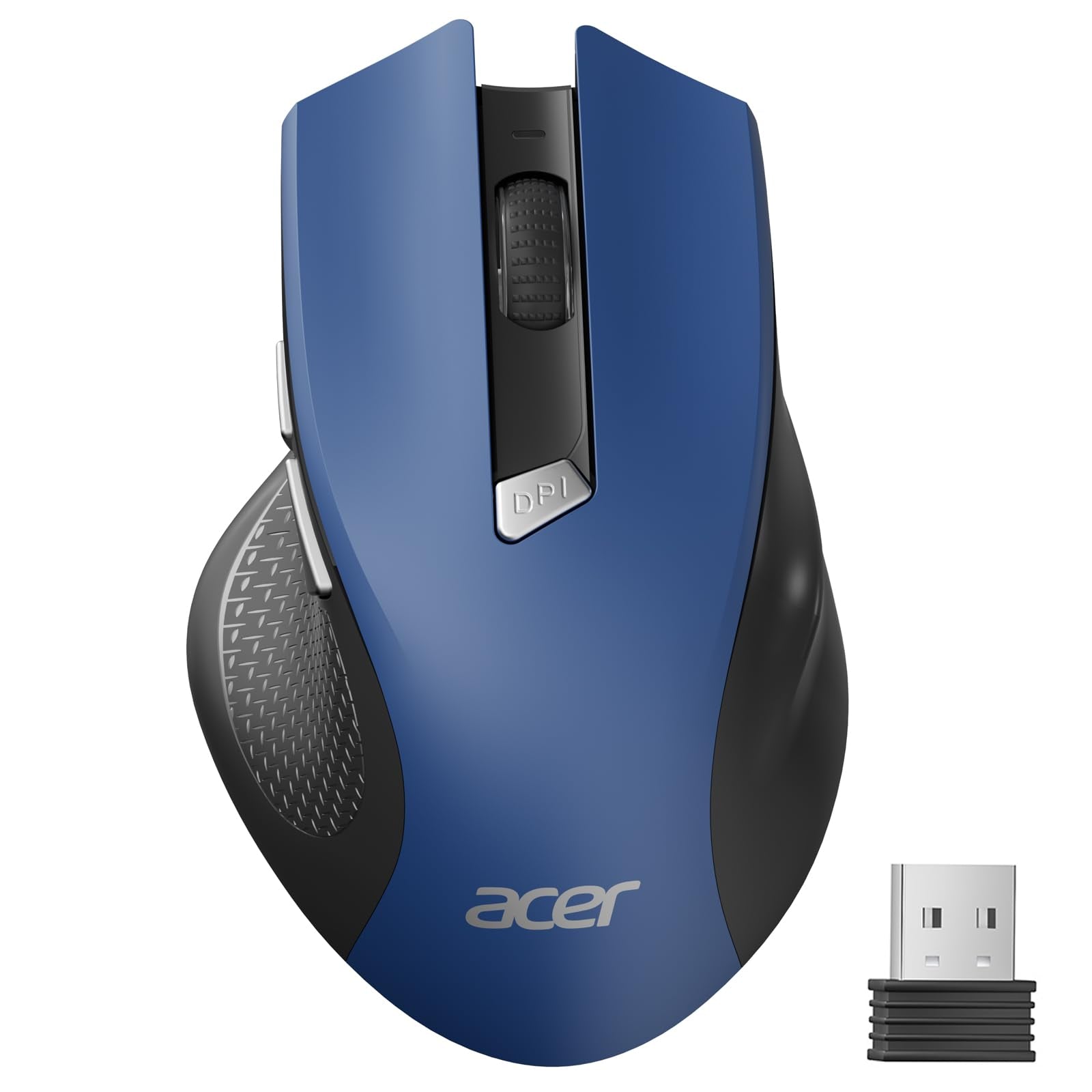 Acer Wireless Mouse for Laptop, 2.4GHz USB Mice with USB-A Receiver | Office Computer Mouse Wireless wtih 3 Adjustable DPI, 6 Buttons, Medium to Large Sized Hands for PC, Laptop, Desktop - pokemaAcer Wireless Mouse for Laptop, 2.4GHz USB Mice with USB-A Receiver | Office Computer Mouse Wireless wtih 3 Adjustable DPI, 6 Buttons, Medium to Large Sized Hands for PC, Laptop, Desktop
