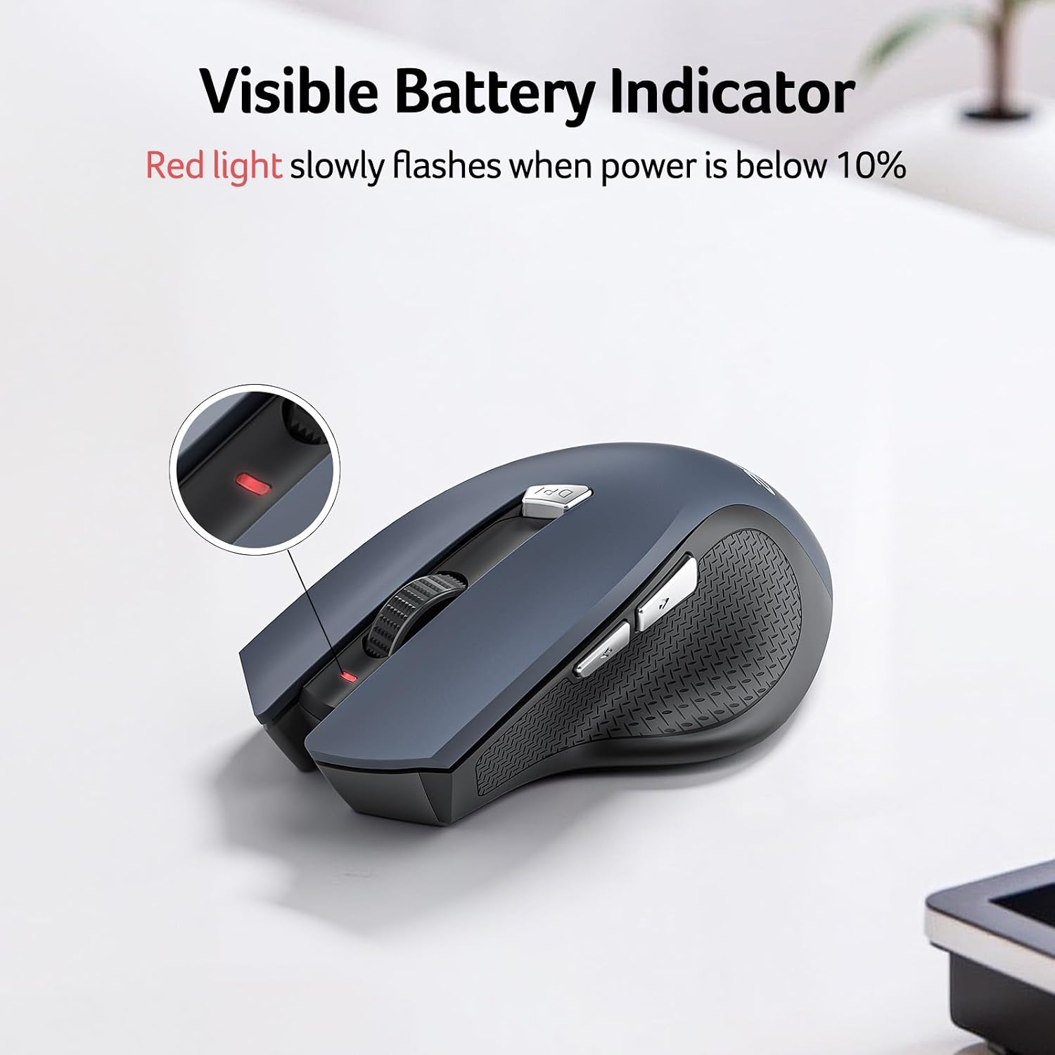 Acer Wireless Mouse for Laptop, 2.4GHz USB Mice with USB-A Receiver | Office Computer Mouse Wireless wtih 3 Adjustable DPI, 6 Buttons, Medium to Large Sized Hands for PC, Laptop, Desktop - pokemaAcer Wireless Mouse for Laptop, 2.4GHz USB Mice with USB-A Receiver | Office Computer Mouse Wireless wtih 3 Adjustable DPI, 6 Buttons, Medium to Large Sized Hands for PC, Laptop, Desktop