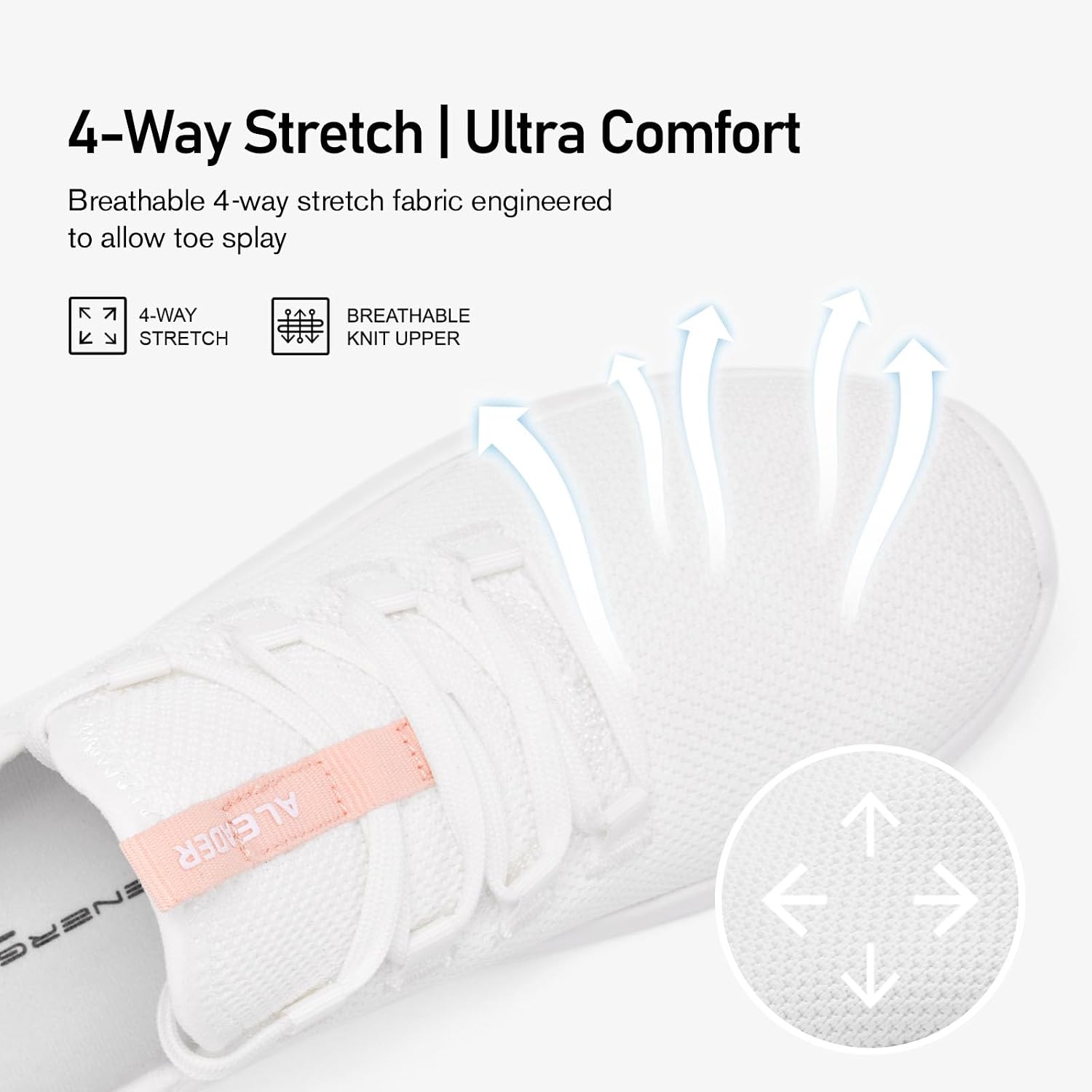 ALEADER Women's Energycloud Lightweight Slip On Walking Running Shoes - pokemaALEADER Women's Energycloud Lightweight Slip On Walking Running Shoes