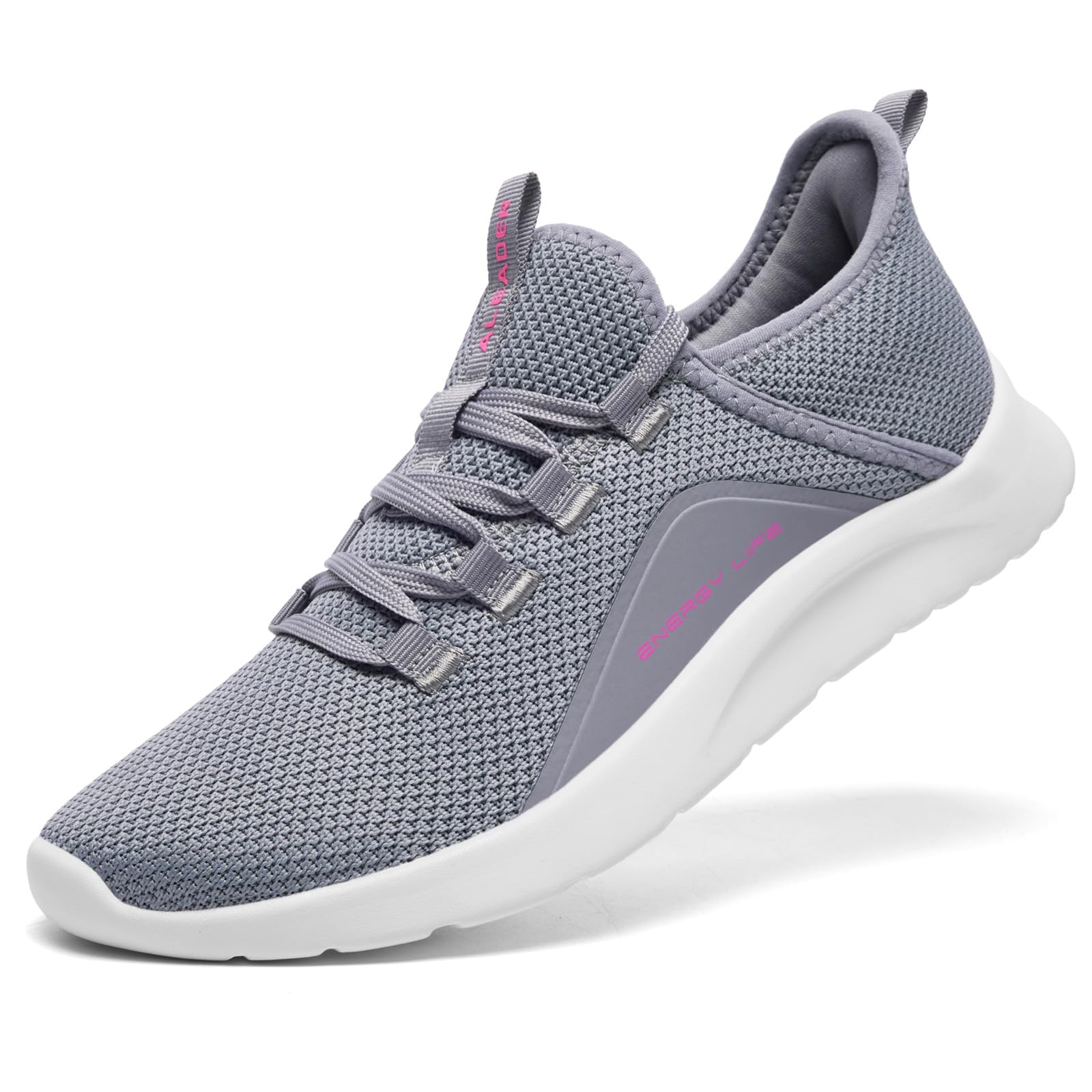 ALEADER Women's Energycloud Lightweight Slip On Walking Running Shoes - pokemaALEADER Women's Energycloud Lightweight Slip On Walking Running Shoes