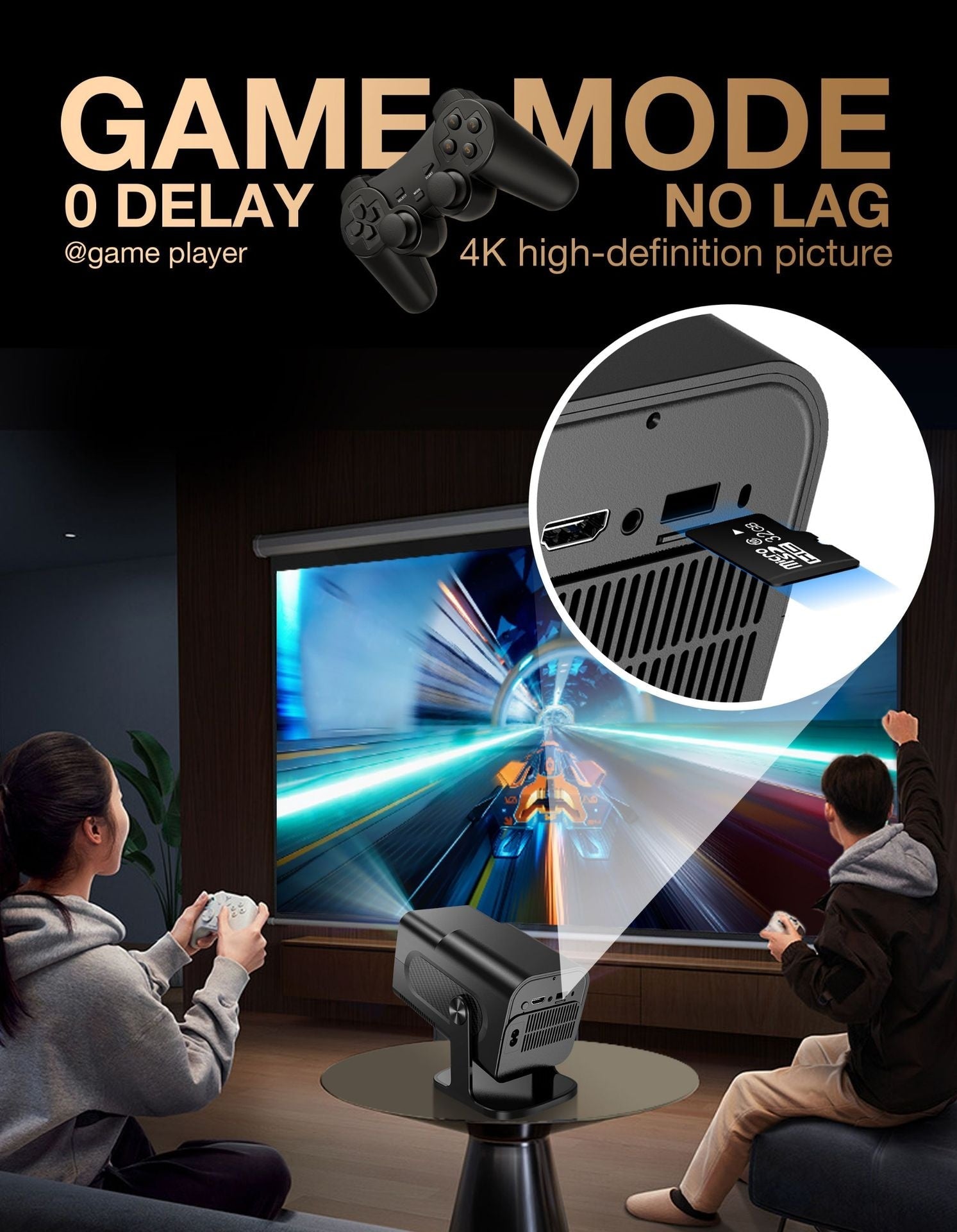 Android Projector Game Console Home Portable - pokema585670ccc5eccaf93a97c79873653495