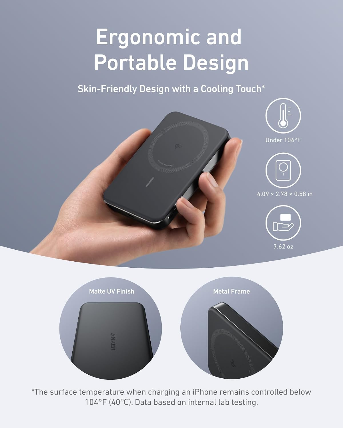 Anker MagGo Power Bank, Ultra-Slim 10,000mAh Magnetic Battery Pack, Qi2 Certified 15W Ultra-Fast MagSafe Compatible Portable Charger, Ergonomic Design, for iPhone17/16/15/14 Series, and More - pokemaAnker MagGo Power Bank, Ultra-Slim 10,000mAh Magnetic Battery Pack, Qi2 Certified 15W Ultra-Fast MagSafe Compatible Portable Charger, Ergonomic Design, for iPhone17/16/15/14 Series, and More