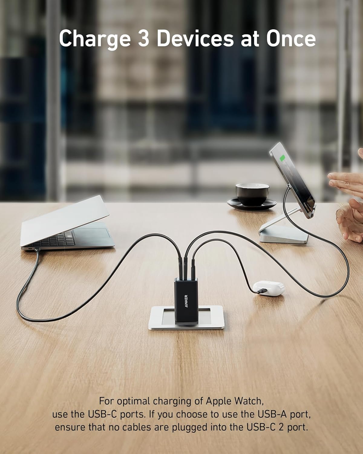 Anker USB C Charger Block(Nano II 65W), iPhone Charger 3-Port Fast Foldable, Wall Charger for iPhone 17/16/16 Pro, MacBook Pro/Air, iPad Pro, Galaxy S20, Dell XPS 13, Note 20/10+, Steam Deck, and More - pokemaAnker USB C Charger Block(Nano II 65W), iPhone Charger 3-Port Fast Foldable, Wall Charger for iPhone 17/16/16 Pro, MacBook Pro/Air, iPad Pro, Galaxy S20, Dell XPS 13, Note 20/10+, Steam Deck, and More