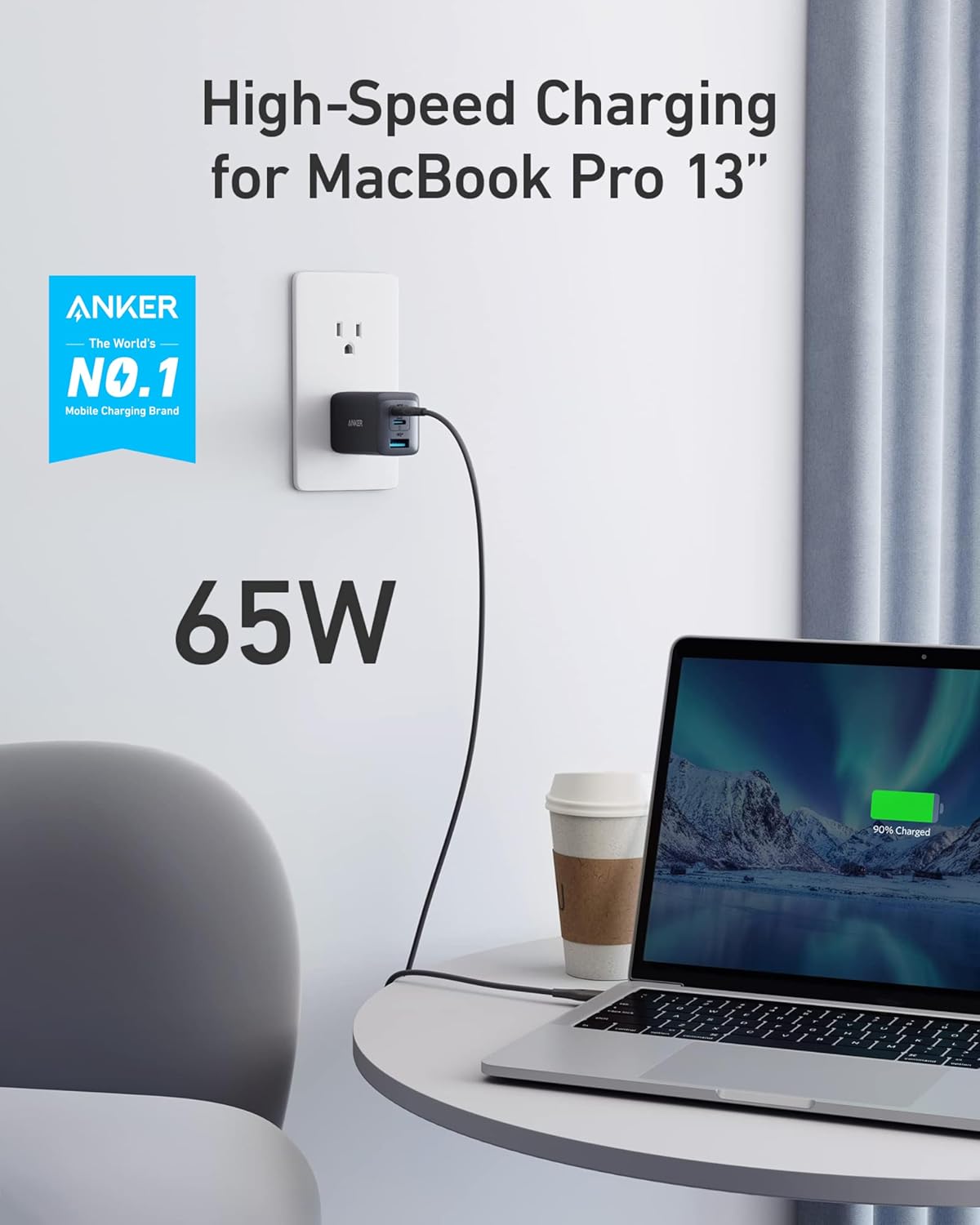 Anker USB C Charger Block(Nano II 65W), iPhone Charger 3-Port Fast Foldable, Wall Charger for iPhone 17/16/16 Pro, MacBook Pro/Air, iPad Pro, Galaxy S20, Dell XPS 13, Note 20/10+, Steam Deck, and More - pokemaAnker USB C Charger Block(Nano II 65W), iPhone Charger 3-Port Fast Foldable, Wall Charger for iPhone 17/16/16 Pro, MacBook Pro/Air, iPad Pro, Galaxy S20, Dell XPS 13, Note 20/10+, Steam Deck, and More