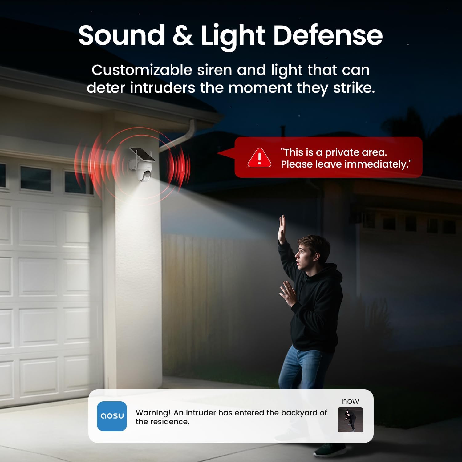 AOSU Security Cameras Outdoor Wireless, 2 Cam-Kit, No Subscription Required, Solar-Powered, Home Security Cameras System with 360° Pan & Tilt, Auto Tracking, 2K Color Night Vision, Easy Setup - pokemaAOSU Security Cameras Outdoor Wireless, 2 Cam-Kit, No Subscription Required, Solar-Powered, Home Security Cameras System with 360° Pan & Tilt, Auto Tracking, 2K Color Night Vision, Easy Setup