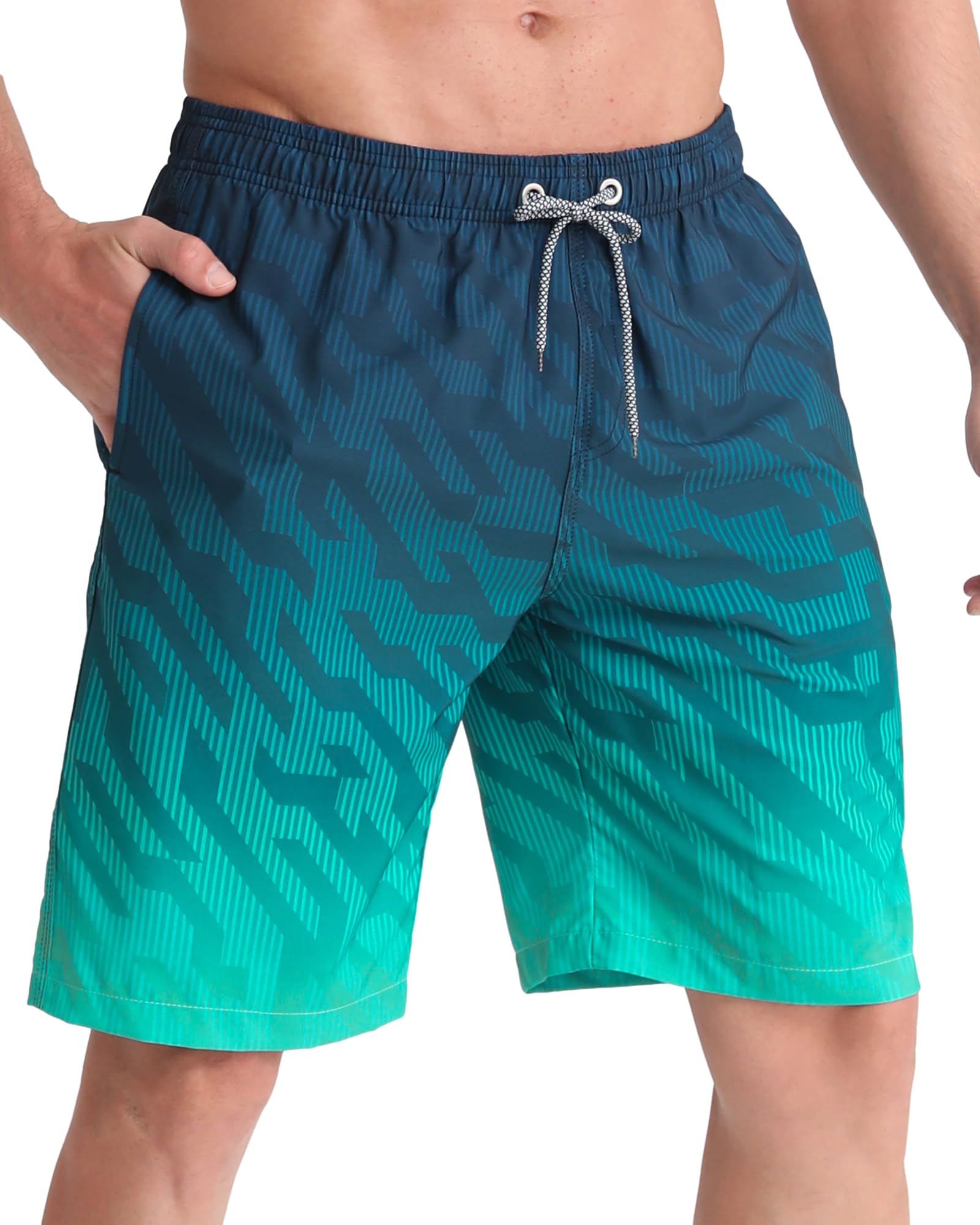 APTRO Men's Swim Trunks Quick Dry Swim Shorts 9" Inseam Bathing Suit with Mesh Lining - pokemaAPTRO Men's Swim Trunks Quick Dry Swim Shorts 9" Inseam Bathing Suit with Mesh Lining