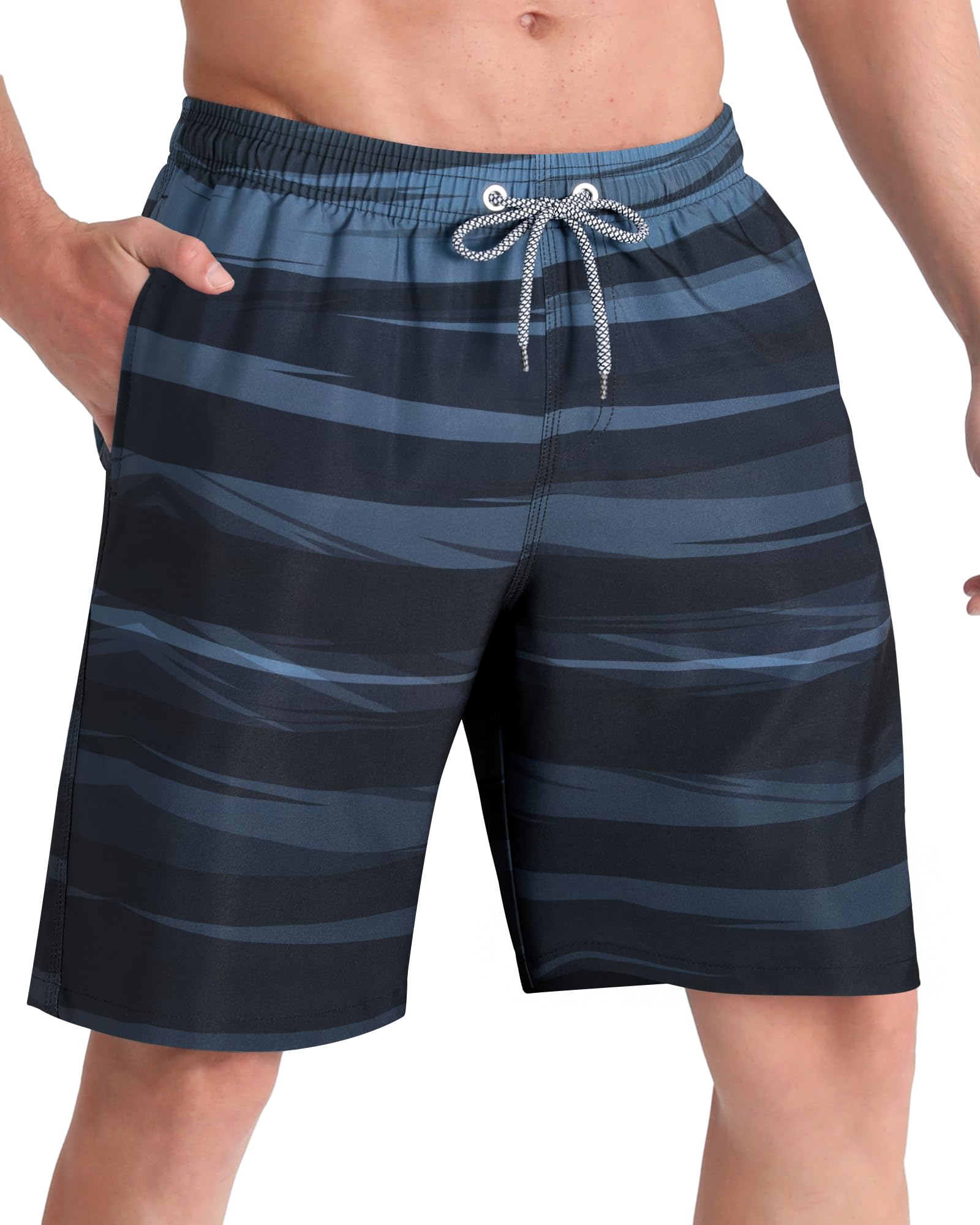 APTRO Men's Swim Trunks Quick Dry Swim Shorts 9" Inseam Bathing Suit with Mesh Lining - pokemaAPTRO Men's Swim Trunks Quick Dry Swim Shorts 9" Inseam Bathing Suit with Mesh Lining