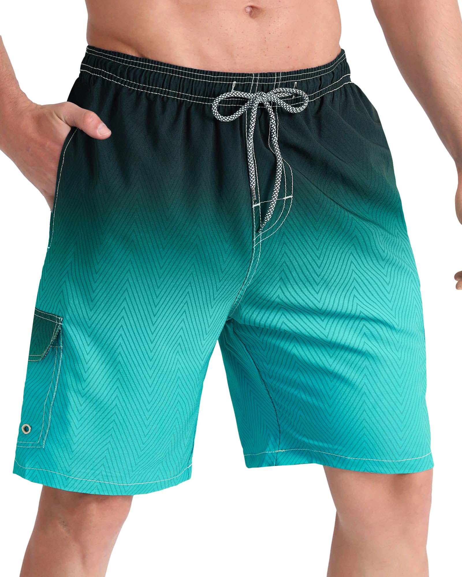 APTRO Men's Swim Trunks Quick Dry Swim Shorts 9" Inseam Bathing Suit with Mesh Lining - pokemaAPTRO Men's Swim Trunks Quick Dry Swim Shorts 9" Inseam Bathing Suit with Mesh Lining