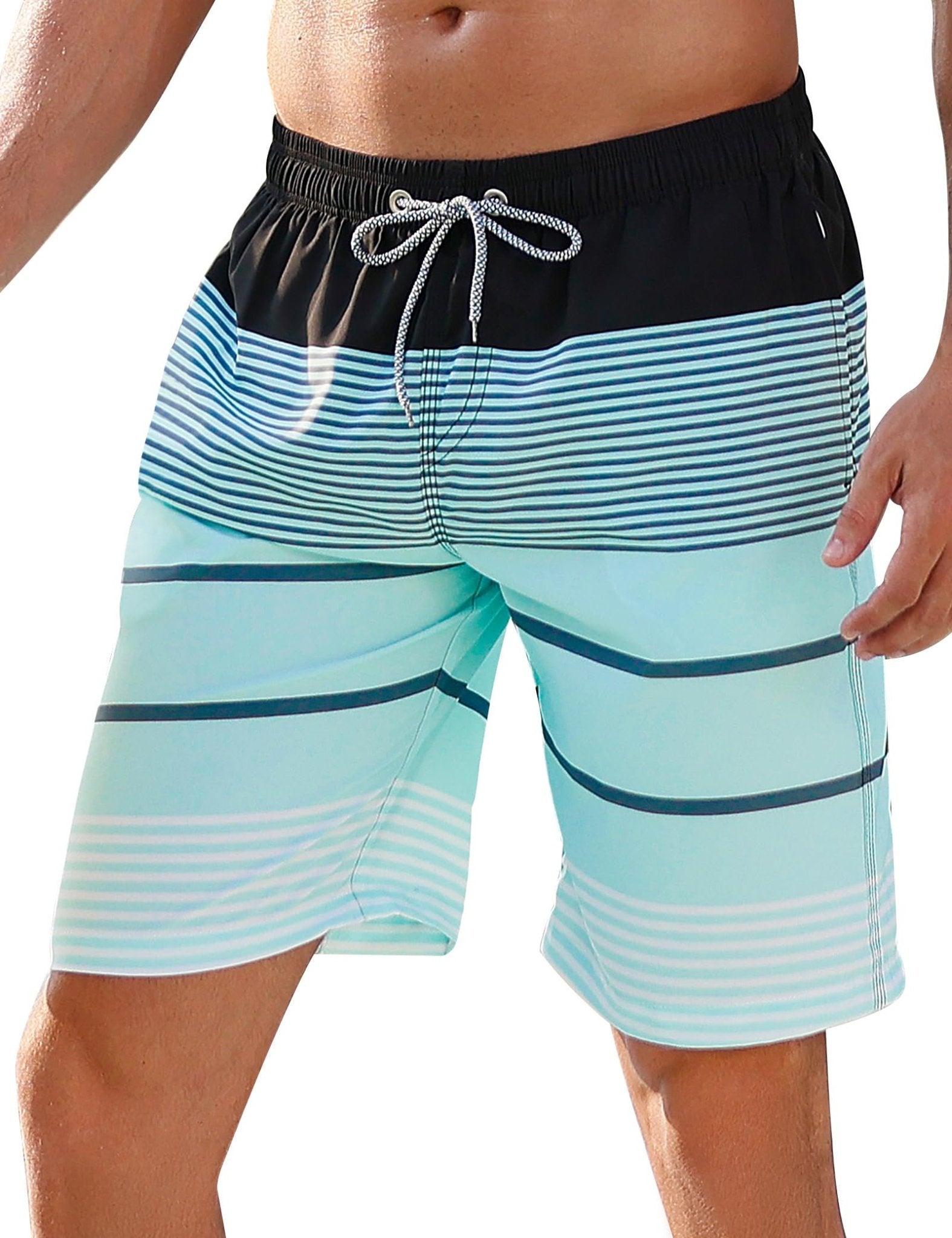 APTRO Men's Swim Trunks Quick Dry Swim Shorts 9" Inseam Bathing Suit with Mesh Lining - pokemaAPTRO Men's Swim Trunks Quick Dry Swim Shorts 9" Inseam Bathing Suit with Mesh Lining