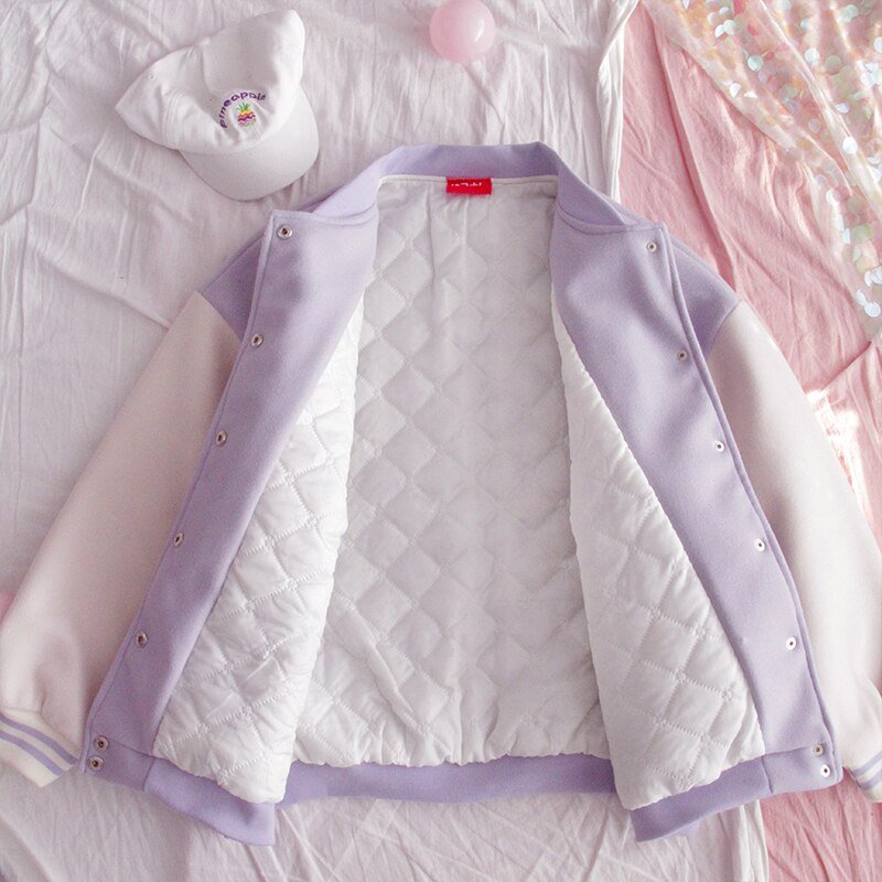 Autumn And Winter Cute And Sweet Student Casual Bear Embroidery Thick Coat Women - pokemab588691e1da18f15b53f9e5ecdae91b