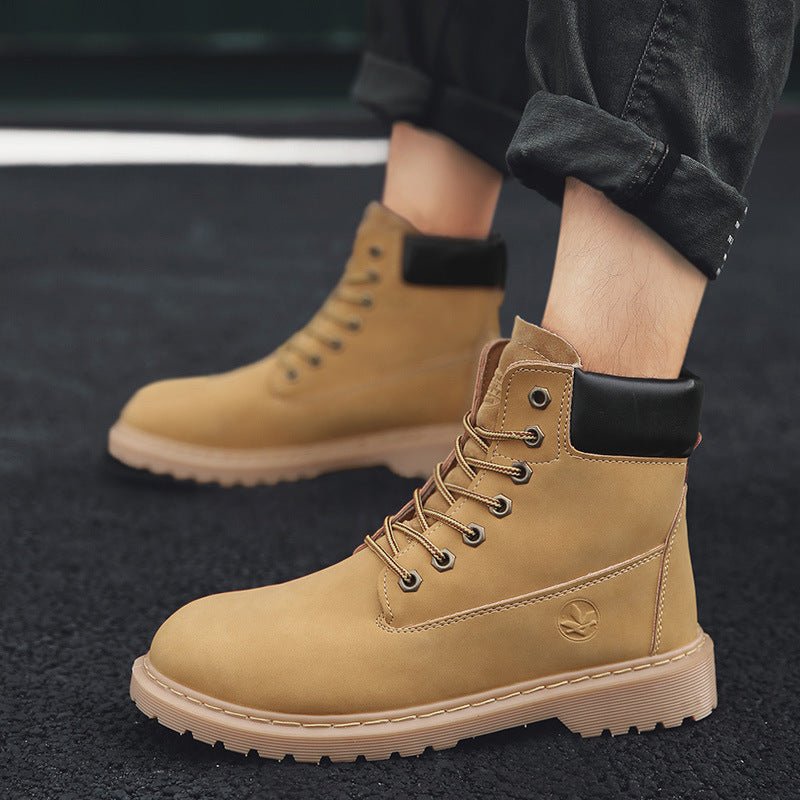 Autumn And Winter High-top Martin Boots Leather - pokemaaae6d918d015d1b2c03df9d9c3e121e9