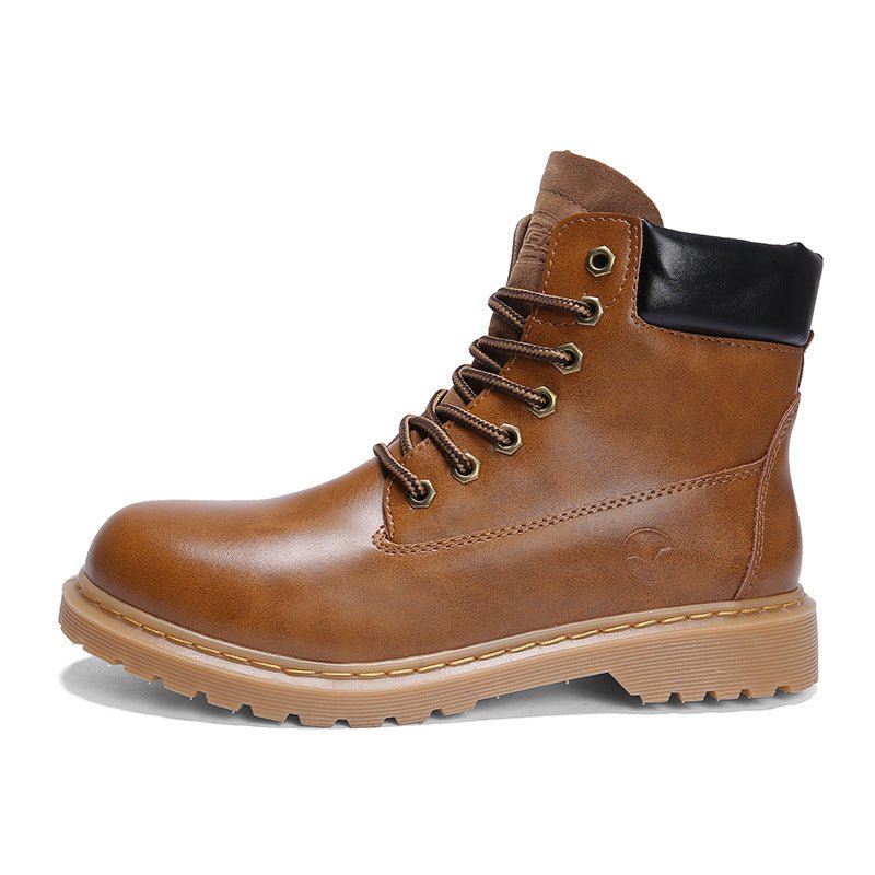 Autumn And Winter High-top Martin Boots Leather - pokema784c9413c92eafba25aaa56bc31e764c