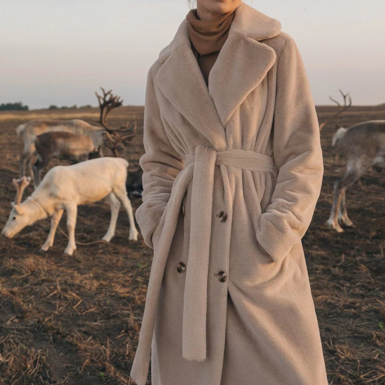 Autumn And Winter Thickening Mink Velvet Coat Women - pokemadfa1fa33a38841db88726d999db30ea8